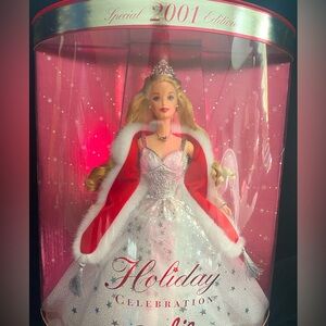 Vintage 2001 Holiday Celebration Barbie